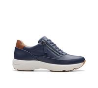 Clarks Originals Scarpe da Ginnastica Donna Tivoli Zip Pelle Blu Navy 39 EU