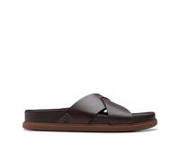 Clarks Torford Cross, Sandali a Ciabatta Uomo, Brown Leather, 42.5 EU