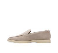 Clarks Torford Easy, Mocassino Uomo, Grey Suede, 42 EU
