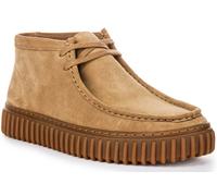 CLARKS Torhill a Coste Suola Pizzo Morbido il Boot Camoscio Nero Uomo EU 39-46