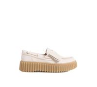 Clarks Torhill Boat Cream Nubuck 37.5