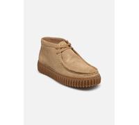 Clarks - Torhill - Stivali in camoscio colore sabbia scuro-Marrone 40