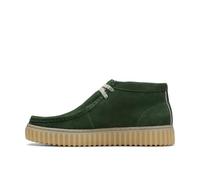 Clarks Torhill Hi Oxford - Stivali da uomo, Camoscio verde scuro., 39 EU