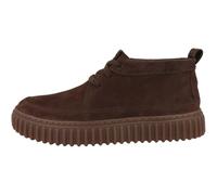 Clarks Torhill LaceHi Dark Brown Nub Scarponcini Modello Ingegnere per Uomo in Pelle Testa di Moro (Taglia 44)