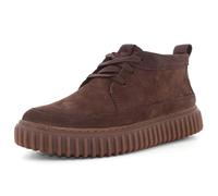Clarks Torhill LaceHi Dark Brown Nub Scarponcini Modello Ingegnere per Uomo in Pelle Testa di Moro (Taglia 43)