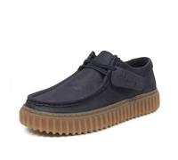 Clarks Originals Unisex Torhill Lo Shoe, Navy Leather, 42 EU
