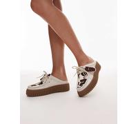 Clarks - Torhill - Sabot in camoscio con stampa pezzata-Multicolore 35.5