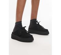 Clarks - Torhill - Sabot neri con interno in pile borg-Nero 37