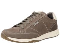 Clarks Townview Lace, Uomo, Nubuck Grigio, 42 EU
