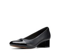 Clarks Marilyn Sara, Scarpe décolleté Donna, Tuta Sintetica Pelle Nera, 39 EU Larga