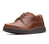 Clarks Un Abode Ease, Scarpe Stringate Derby Uomo, Marrone (Dark Tan Leather-), 41.5 EU