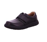 Clarks Un Abode Strap, Mocassino Uomo, Nero (Black Oily Leather), 41 EU