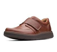 Clarks Un Abode Strap Mens Dark Tan Lea, 8.5