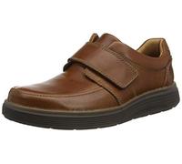 Clarks Un Abode Strap, Mocassino Uomo, Marrone (Dark Brown Leather), 44.5 EU