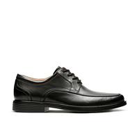 Clarks Un Aldric Park, Oxford Uomo, Nero Black Leather 01, 40 EU Larga