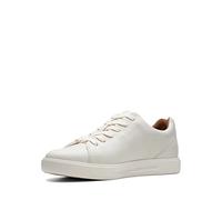 Clarks Un Costa Lace, Scarpe da Ginnastica Basse Uomo, White Leather, 44 EU