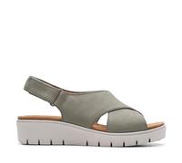 Clarks Un Karely Sun, Sandali, Donna, Grigio, 37 EU