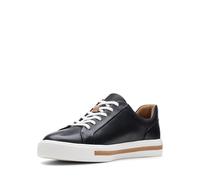 Clarks Un Maui Lace, Scarpe da ginnastica Donna, Black Leather, 38 EU
