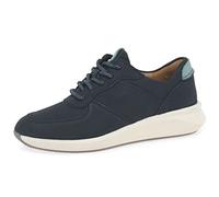 Clarks Un Rio Sprint, Scarpe da Ginnastica da Donna, Blu (Navy Nubuck), 40 EU