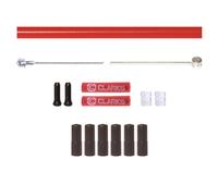 Clarks 8012 Stainless Steel 2P Housing Bike Brake Inner & Outer Cable Set Red