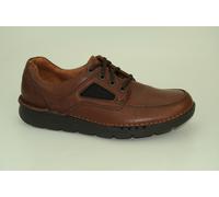Clarks Unstructured Un Unnature Volta Pelle Scarpe Basse Uomo Lacci