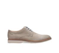 Clarks Uomo Atticus Lt Lace, Nabuk grigio, 47 EU