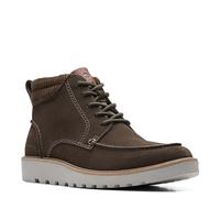 Clarks Uomo Barnes Mid, Camoscio grigio scuro, 43 EU