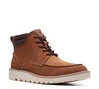 Clarks Uomo Barnes Mid, Pelle scamosciata Cola, 44.5 EU