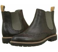 Clarks Uomo Batcombe Top Taupe Lea - Robuste Nero Stivali Chelsea UK 7,8, 9,12 G