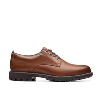 Clarks Uomo BatcombetiegtxOxford, Cuoio Nero, 44.5 EU