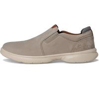 Clarks Uomo Bradley Ease Grigio Nubuck - Slip On - Imbottitura UK 7,8,9,10 G