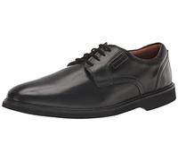 Clarks Uomo Malwood Lace Oxford Scarpe, Pelle Nera, 41.5 EU