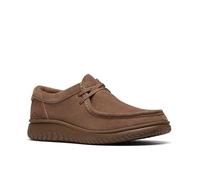 Clarks Uomo Scarpe Basse in Pelle Scamosciata Relaxlite, Cola, 41 EU