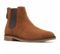 Clarks Uomo Smart Clarkdale Gobi Marrone Scuro Camoscio Chelsea UK 7,8, 9,10, 11