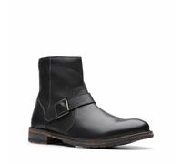 Clarks Uomo Smart Clarkdale Spare - Nero Lea - Flessibilità Grip - UK 7,8,9 G