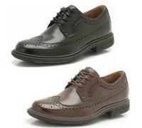Clarks Uomo Un Limitate - Largo Fit Marroncino Lea - Robuste Comodo UK 6,7, 8,9,