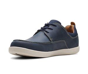 Clarks Uomo Un Lisbon Pizzo Derbys, Blu Navy Combi, 41 EU