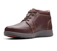 Clarks Uomo Un Trail Limit Derbys, Marrone Mogano, Pelle di Mogano, 43 EU