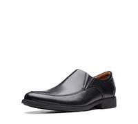 Clarks Whiddon Step Dark Tan Leather 9.5 EE - Wide