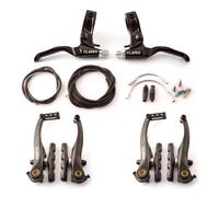 Clarks V-Brake Set Completo, Include Calibro a corsoio, Leve, Cavi e fissaggi