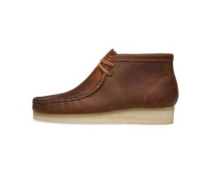 Clarks - Wallabee Boot Beeswax Leather - - Shoes - Uomo - Marrone - 41 EU
