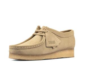Clarks Wallabee Chukka - Stivali da Donna, Pelle Scamosciata d'Acero, 38.5 EU