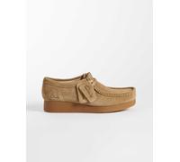 Clarks - Wallabee EVO - Scarpe in camoscio color cuoio scuro-Marrone 39.5
