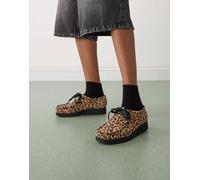Clarks - Wallabee EVO - Scarpe scamosciate con stampa leopardata-Multicolore 35.5