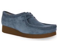 Clarks Wallabee Evosh Soft Suede Leather Lace Up Shoe Nero UK 4 - 12