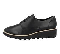 Clarks Wallabee, Scarpe con Lacci Unisex-Adulto, Nero Sde, 43 EU