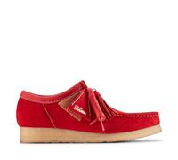 Clarks Wallabee, Scarpe da Ginnastica Uomo, camoscio Rosso, 44 EU
