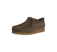 Clarks WallabeeEVO - Scarpe Stringate da Donna, Dark Olive Sde,