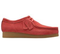 Clarks WallabeeEVO, Scarpe Stringate Uomo, Red Suede, 42.5 EU