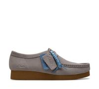 Clarks WallabeeEVO, Scarpe da Ginnastica Donna, Dark Grey Sde, 38 EU